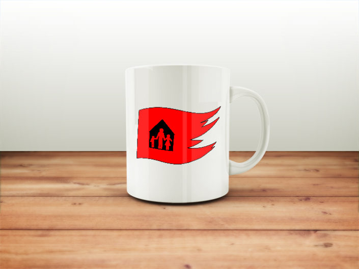 IBM Katrina Disaster Group Flag Logo Design